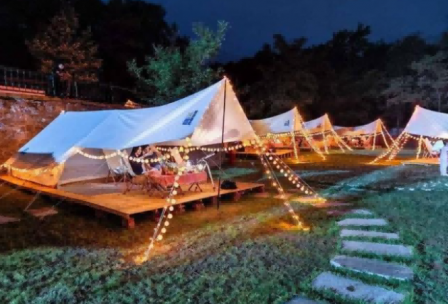 周末露營(yíng)濟(jì)南九如山瀑布群景區(qū)兩日暢游